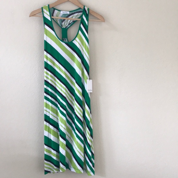 Calvin Klein Dresses & Skirts - 🌿 NWT Calvin Klein •  Striped Summer Dress
